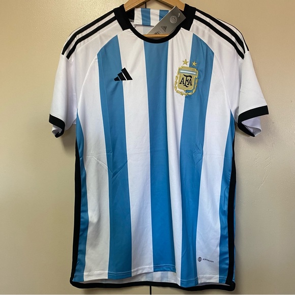 Adidas Argentina 2022 FIFA World Cup Soccer Home Jersey HF2157 size Large W/Tag - Picture 1 of 11